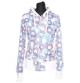 Horsefeathers d�msk� mikina RAINDROPS white SLEVA v�prodej