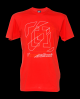 Horsefeathers p�nsk� tri�ko GLASS red