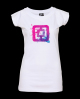 Horsefeathers d�msk� tri�ko WATERCOLOR white